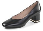 ELENA EDEN, elegante Damen-Pumps, Weite G, mit Lederfutter SCHWARZ