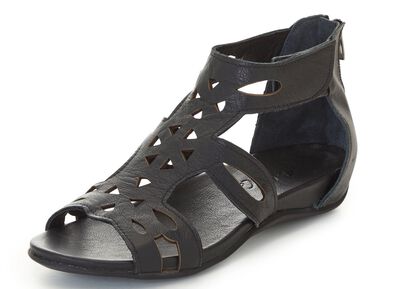 Andrea Conti, modische Damen-Sandalen, aus Leder 