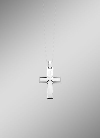 Kreuz-Anh&auml;nger aus Silber 