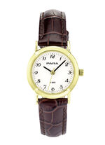 Para Quartz-Damenuhr mit Lederband 