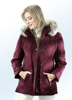 Jacke mit Rei&szlig;verschluss unter der Druckerleiste 