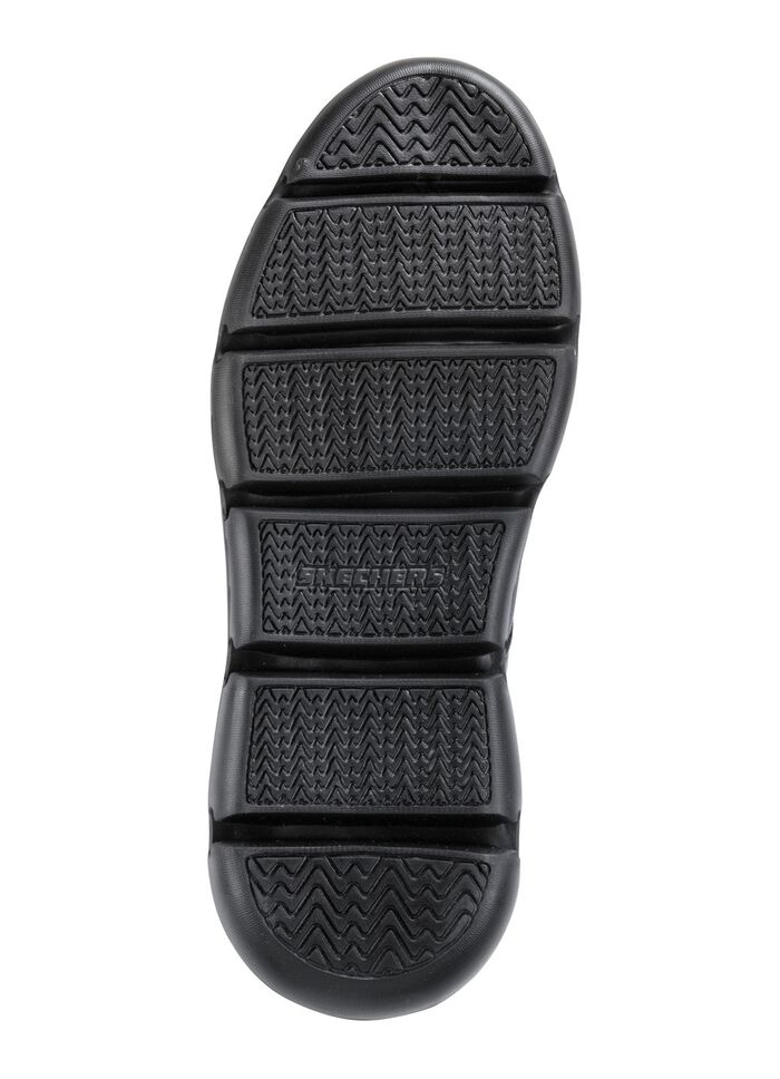 SKECHERS Slipper mit geformter Slip-Ins Fersenplatte SCHWARZ