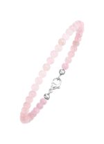 Armband mit echtem Rosenquarz 