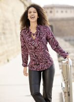 Tunika mit farbbrillantem Druck 