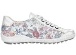 Remonte, elegante Damen-Sneaker, Weite G, mit Rei&szlig;verschluss SILBER-BUNT