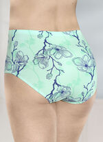 brio lingerie Viererpack Slips mit hübschem Floraldessin MINT-NAVY-TÜRKISGRÜN