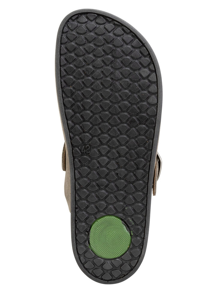 Mubb Clog aus bestem Rind-Veloursleder DUNKELTAUPE