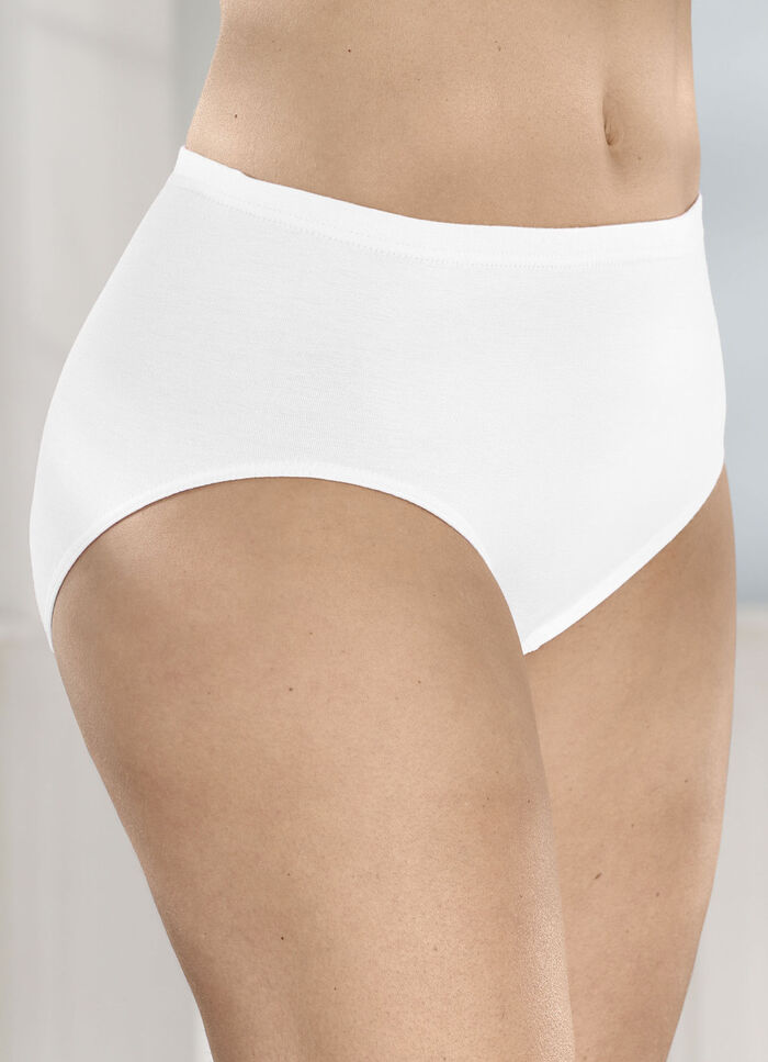 Dreierpack Slips aus anschmiegsamem Material 