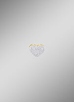 Herz-Anh&auml;nger mit 48 Diamanten 