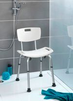 2-in-1 Badestuhl/-hocker f&uuml;r sicheres Baden und Duschen 