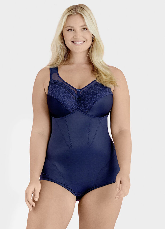 Miss Mary Hosenkorselett mit verst&auml;rktem Vorderteil MARINE