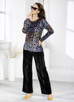 Exquisites Shirt mit Rundhalsausschnitt 