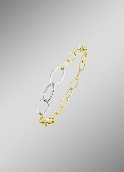 Luxuriöse Eleganz am Handgelenk: Armband in Bicolor 