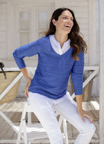 Shirt-Tunika mit 2-in-1-Optik 