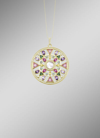 Eleganter Anh&auml;nger mit echt Abalone-Perlmutt 