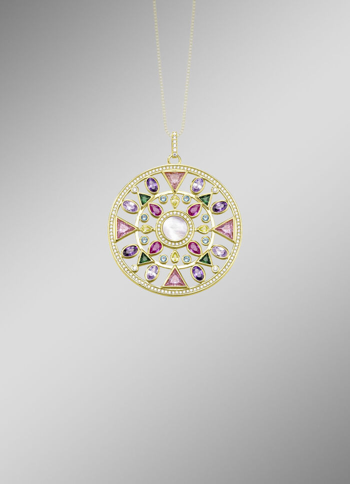 Eleganter Anh&auml;nger mit echt Abalone-Perlmutt 