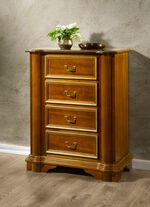 Kommodenserie aus teilmassivem Holz 