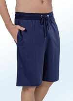 Zweierpack Schlaf- und Freizeithosen, knielang 1X MARINE, 1X OLIV