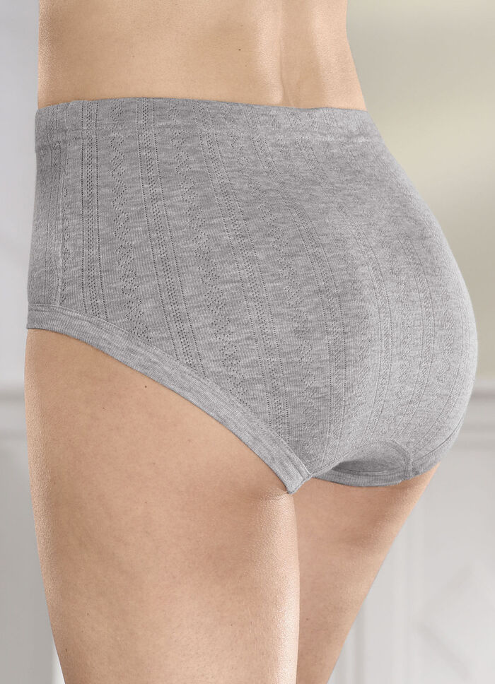 F&uuml;nferpack Slips mit Jacquard-Dessin 