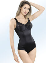 Anita Hosenkorselett mit Vorderteilverst&auml;rkung SCHWARZ