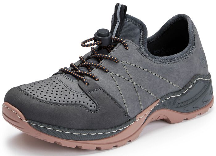 Rieker Sneaker mit herausnehmbarer MemoSoft-Textileinlage GRAU