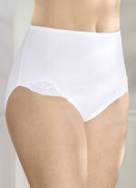 F&uuml;nferpack Slips mit elastischen Spitzeneins&auml;tzen 