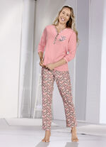 Laurina Schlafanzug mit Knopfleiste  