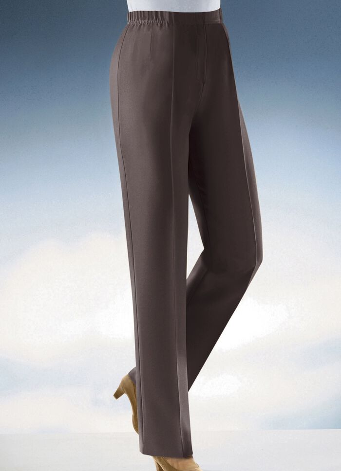 Pflegeleichte Hose DUNKELBRAUN