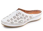 ELENA EDEN, sommerliche Damen-Clogs, Weite G, aus Leder 
