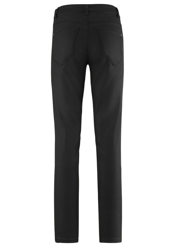 Hose in angesagter Leder-Optik SCHWARZ