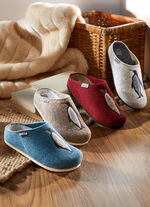 Wollfilz Hausschuh BORDEAUX