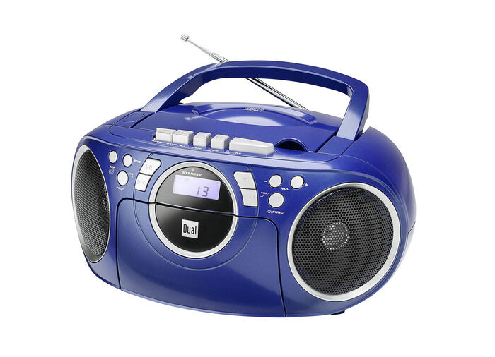 Dual P70 CD-/Radio-/Kassettenspieler BLAU