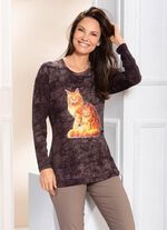 Ausdruckvolles Shirt  BRAUN BATIK