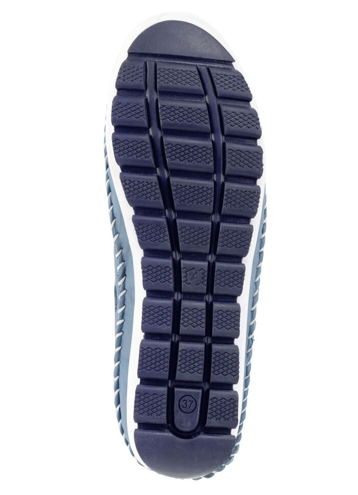 ELENA EDEN, sommerliche Damen-Slipper, Weite G, mit herausnehmbarem Fußbett JEANS