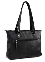 Laurina, Tasche, Damen, mit zwei Umh&auml;ngeriemen SCHWARZ