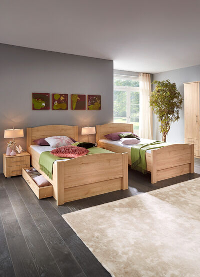 Schlafzimmerprogramm mit Komfortbetten 