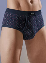 Viererpack Slips, allover dessiniert 