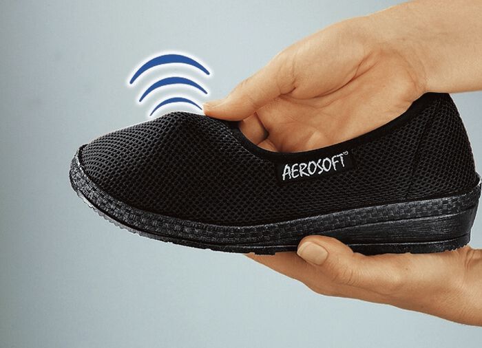 Atmungsaktiver Klima-Klettschuh mit Filzschalensohle 