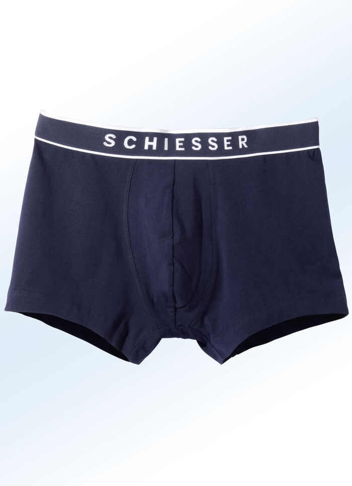 Schiesser Dreierpack Pants mit Elastikbund 3X MARINE