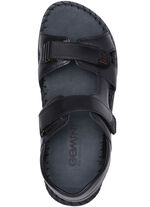 Gemini Sandale aus Rind-Nappaleder SCHWARZ