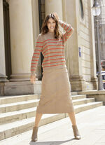 Pullover mit Streifen-Dessin 