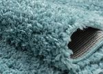 Traumhaft flauschige Br&uuml;cken und Teppiche in Shaggy-Qualit&auml;t HELLBLAU