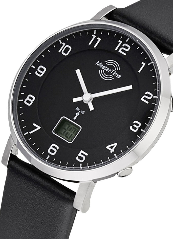 Funk-Damenuhr mit Lederband 