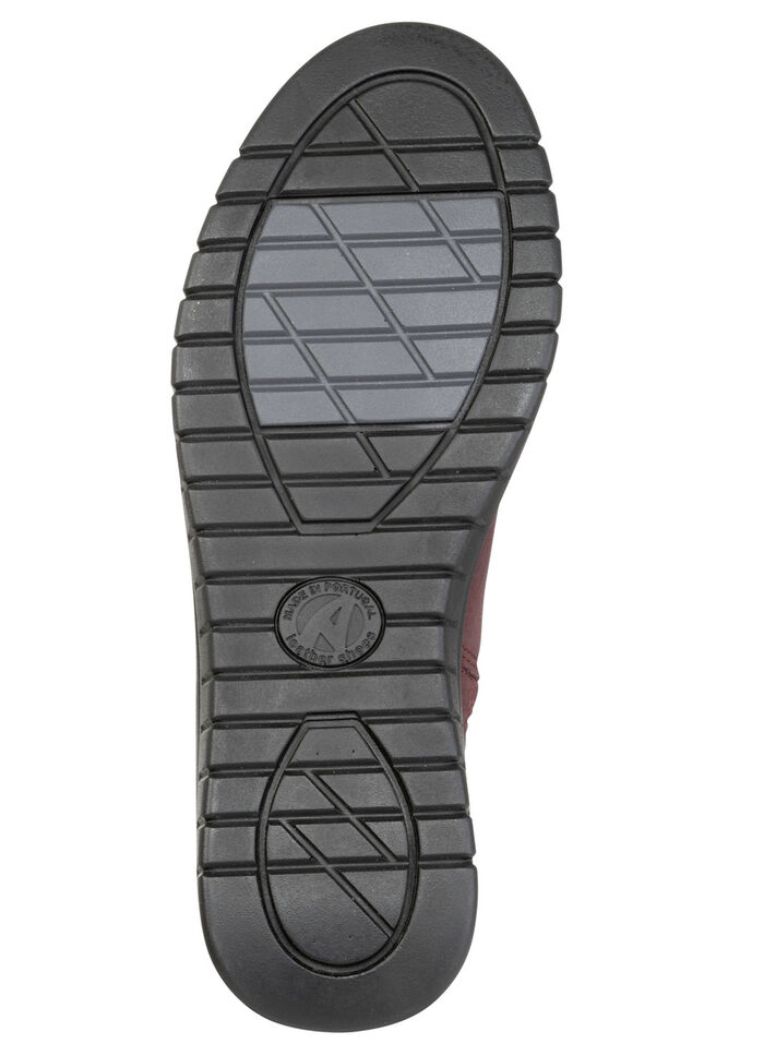 ELENA EDEN, bequeme Damen-Stiefeletten, Weite H, mit herausnehmbarem Fußbett BORDEAUX