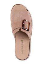 Waldl&auml;ufer Pantolette mit Zier-Schlie&szlig;e SAND