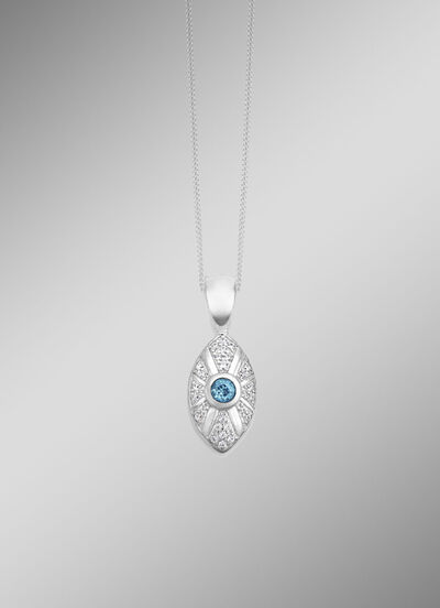 Funkelnde Raffinesse – Exklusiver Anhänger aus Silber 