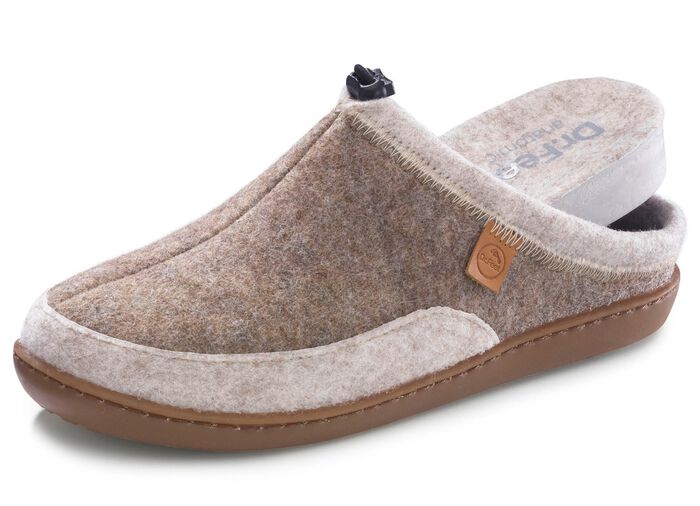 Laurina, klassische Damen-Hausschuhe, Weite H, mit herausnehmbarem Fu&szlig;bett 