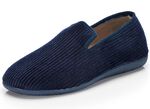 Textil-Hausschuh in Cord-Optik MARINE