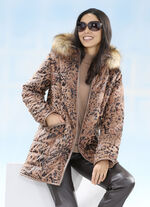 Jacke mit abnehmbarer Kapuze 