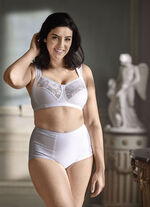 Miss Mary BH mit elastischen Spitzeneins&auml;tzen WEISS